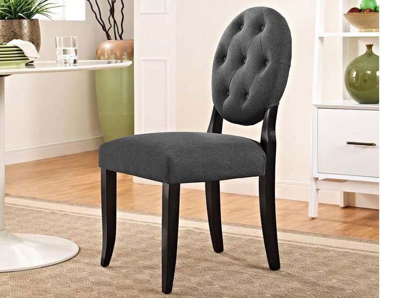 Button Dining Side Chair