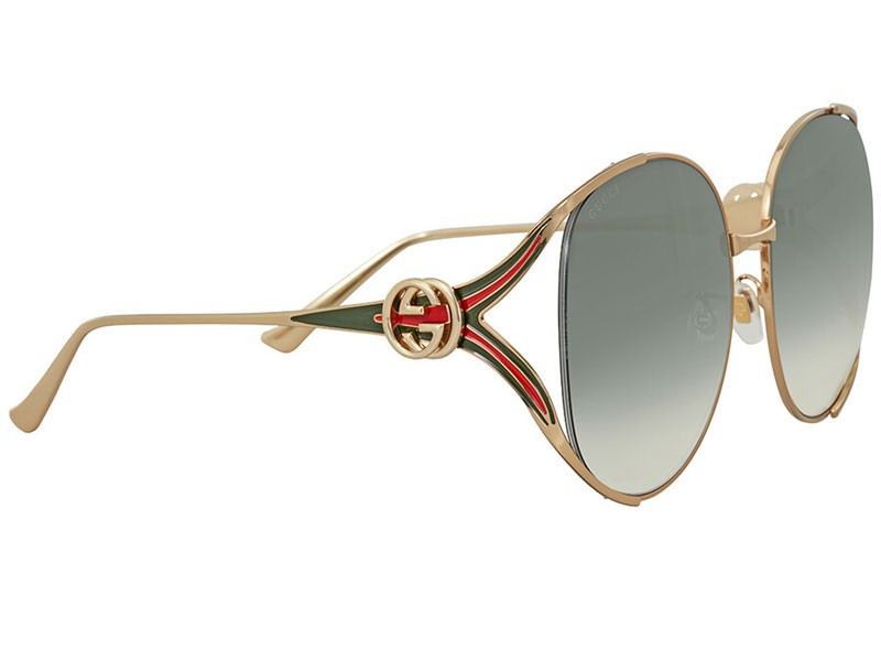 Gucci Green Gradient Sunglasses