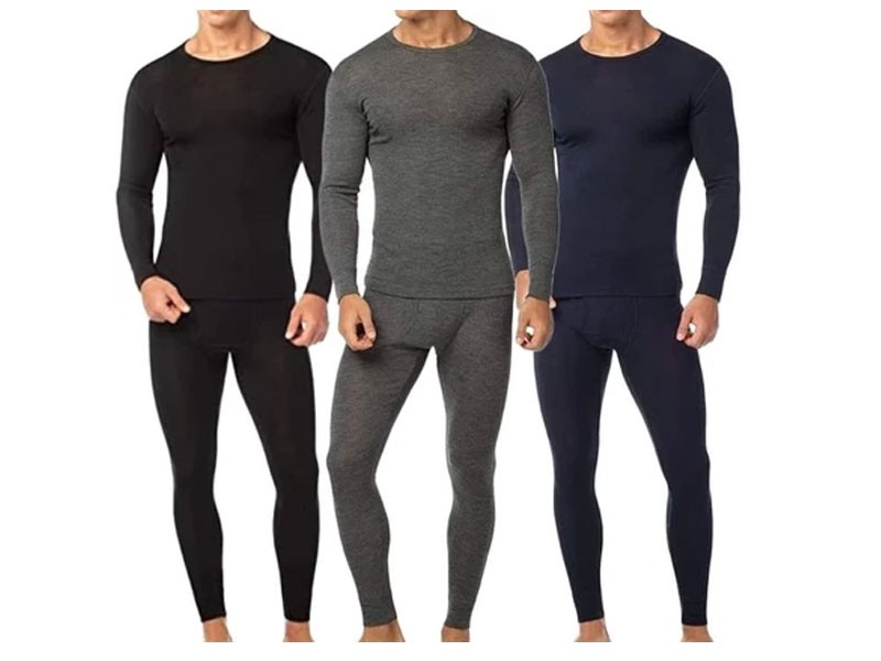 Nextex 4-Piece Men's Cotton Fleece Thermal Sets