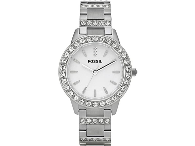 Fossil Women's Jesse Stainless Steel Glitz Dress Quartz Watch