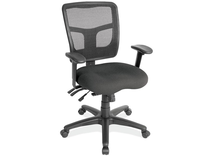 Cool Mesh Mid Back Chair With Fabric Seat By Office Source