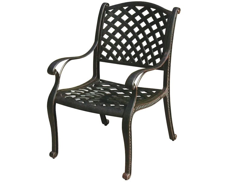 Darlee Nassau Cast Aluminum Patio Dining Chair