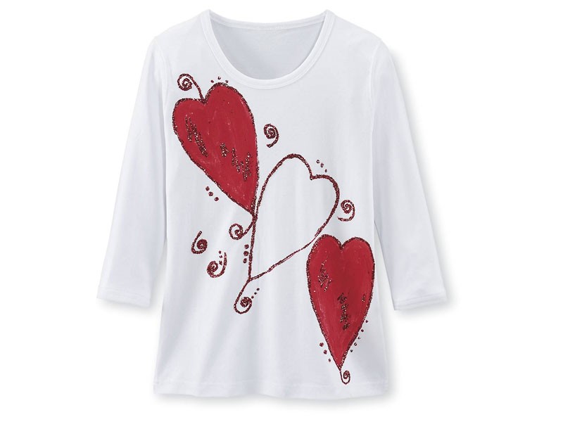 Women's Hand Painted With Love Top