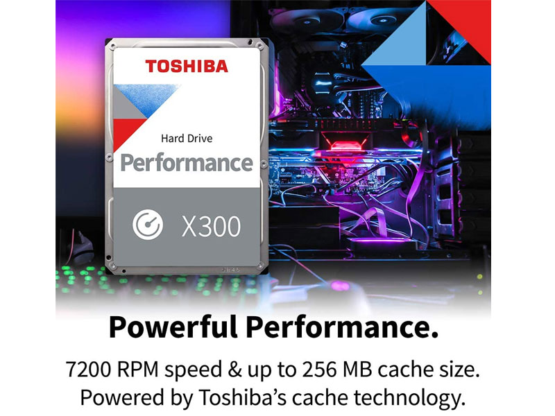 Toshiba X300 8TB Performance & Gaming 3.5-Inch Internal Hard Drive