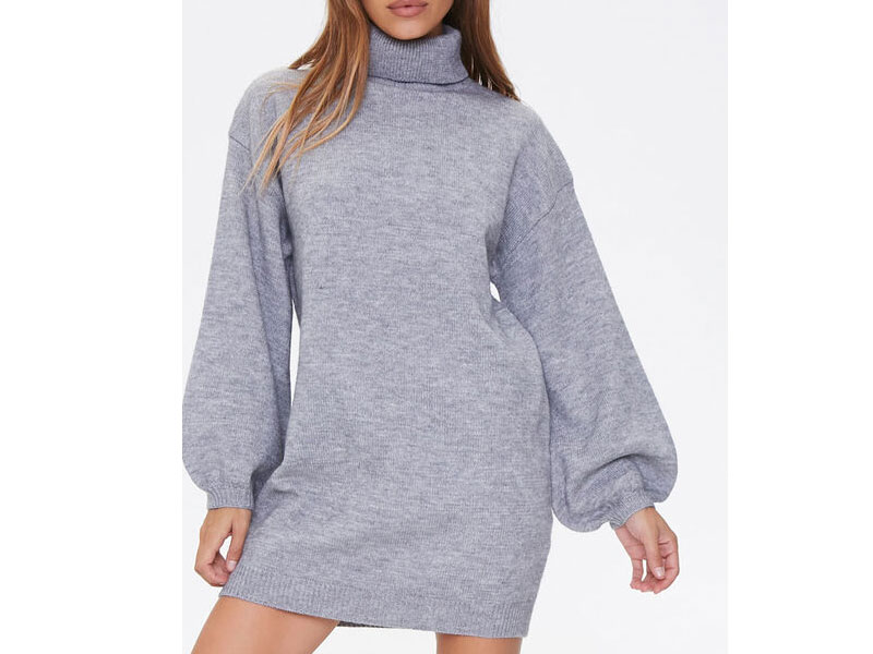 Women's Turtleneck Sweater Dress