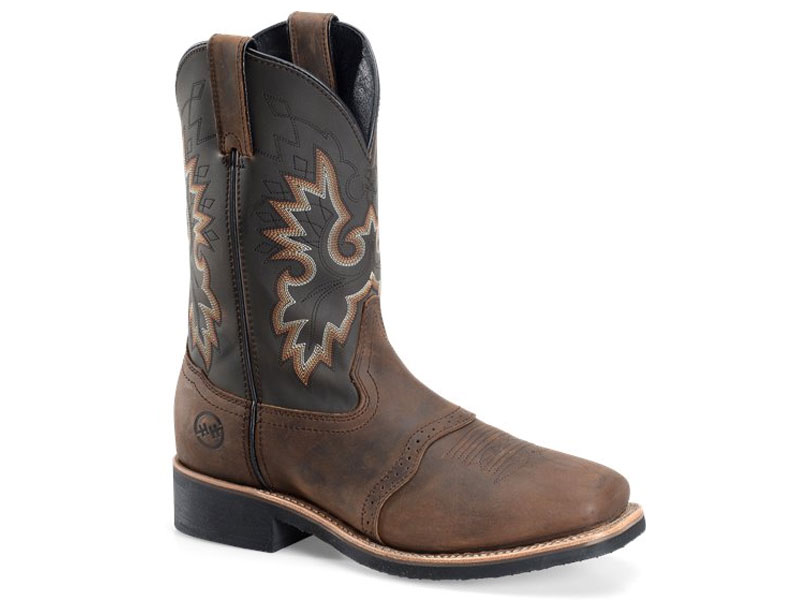 Double H Boot Men's 11 Inch Wide Square Safety Toe Roper