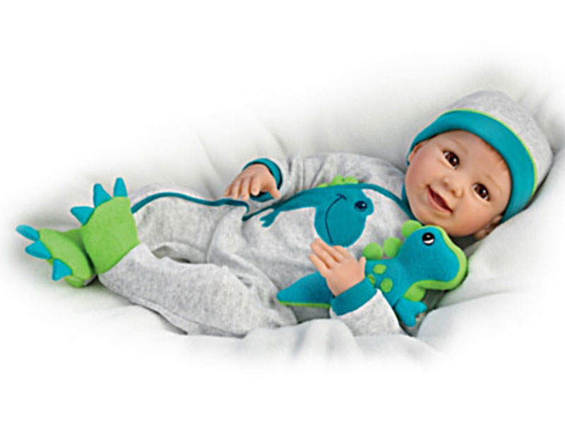 Linda Murray Ryan And Rex Baby Doll With Plush Dinosaur