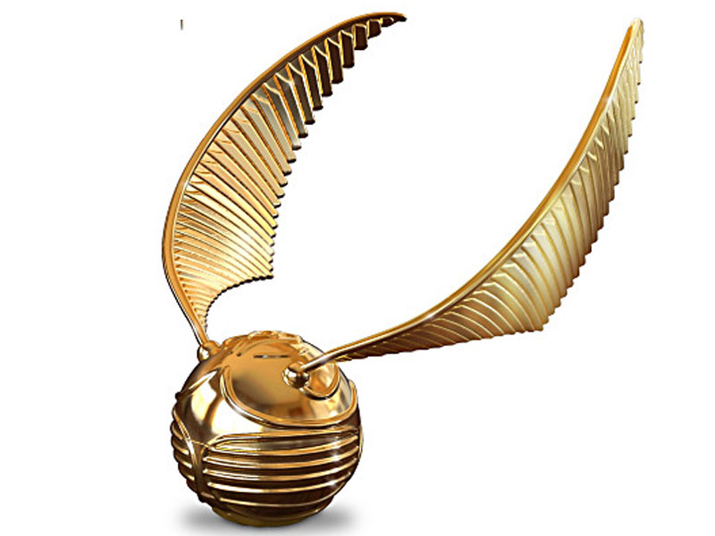 Harry Potter Golden Snitch Music Box Opens To Reveal Horcrux