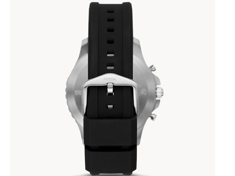 Fossil Hybrid Smartwatch HR FB-01 Black Silicone For Men