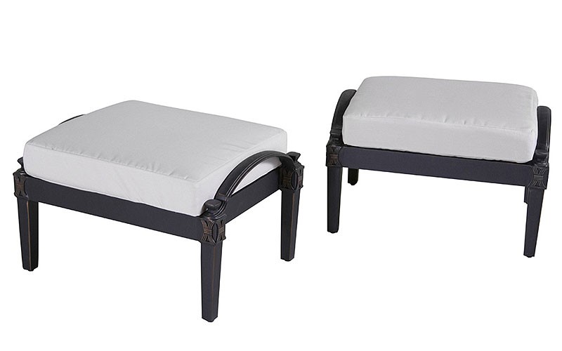 Astoria Club Moroccan Cream Ottomans