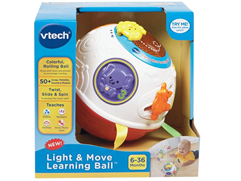 VTech Light and Move Learning Ball Red