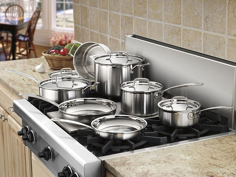 Cuisinart MCP-12N Multiclad Pro Stainless Steel 12-Piece Cookware Set