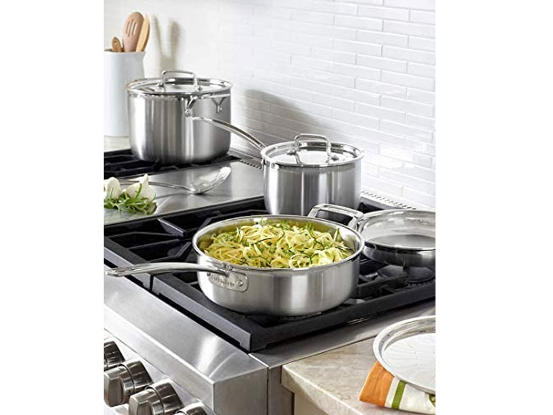 Cuisinart MCP-12N Multiclad Pro Stainless Steel 12-Piece Cookware Set