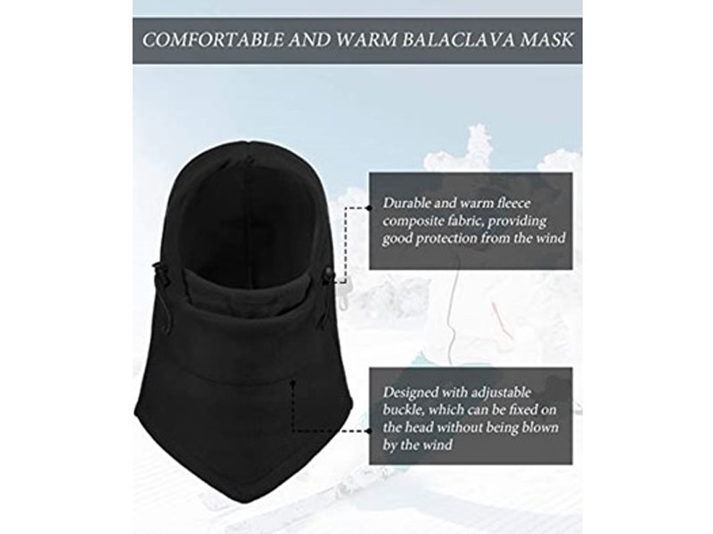 Nextex 3-Pack Fleece Balaclava Winter Hat Mask