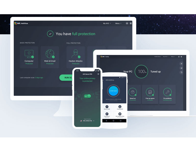 AVG Ultimate Our Best-In-Class Antivirus Tuneup VPN In One Ultimate Package