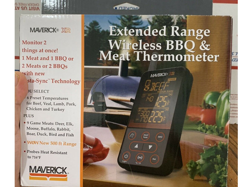 Maverick Extended Range Wireless Digital BBQ & Meat Thermometer