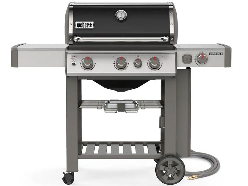 Weber Genesis II E-330 Natural Gas Grill with Sear Burner & Side Burner