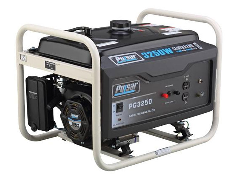 Pulsar 3250 Watt Portable Gasoline Powered Generator With 208 cc Ducar Engine