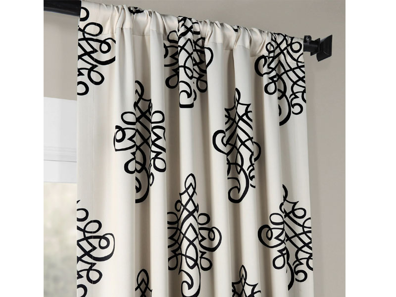 Tugra Blackout Room Darkening Curtain