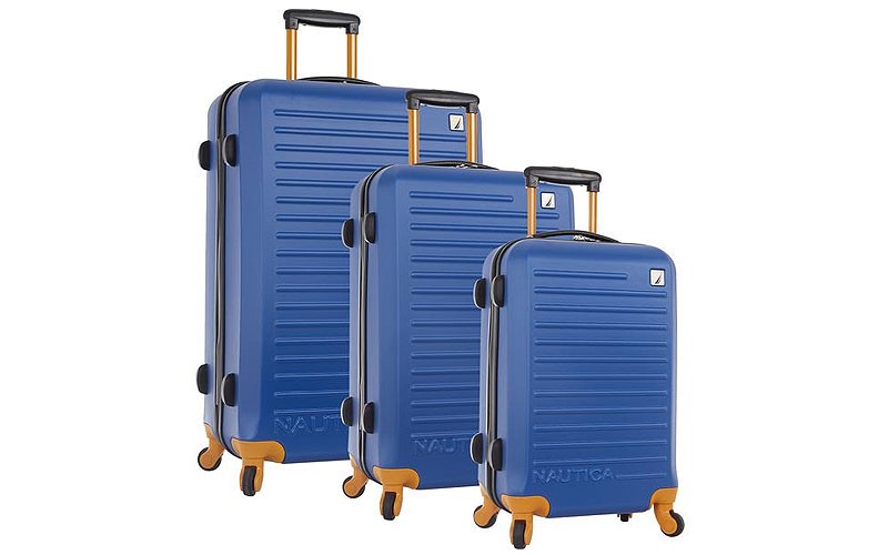 Nautica Tide Beach 3 Piece Hardside Spinner Luggage Set