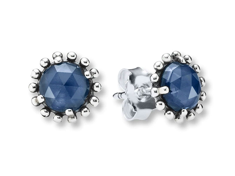 Women's Pandora Earrings Midnight Star Sterling Silver