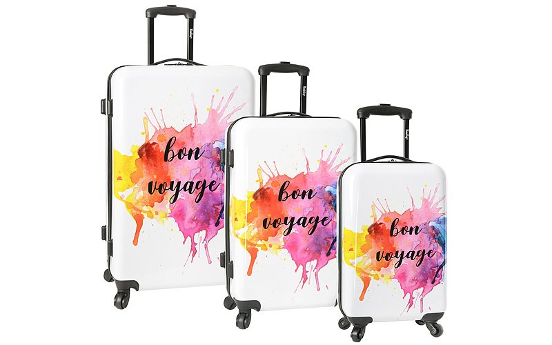 Wembley Live It Up 3 Piece Hardside Spinner Luggage Set