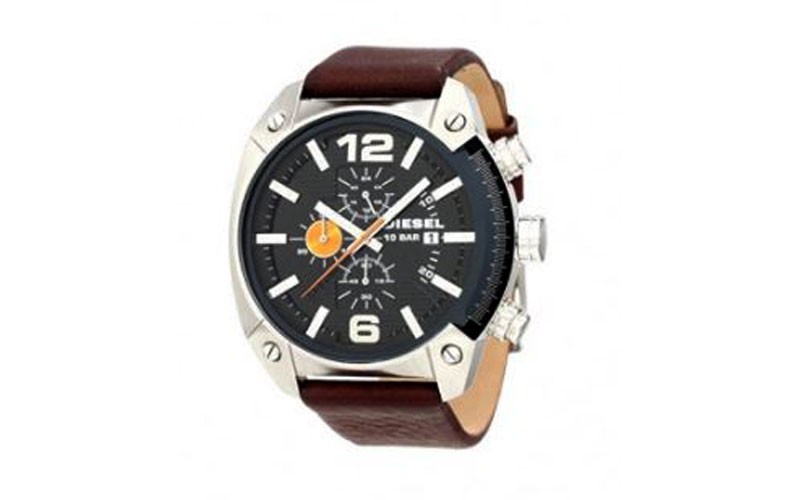 Diesel Overflow Black Dial Men's Watch DZ4204