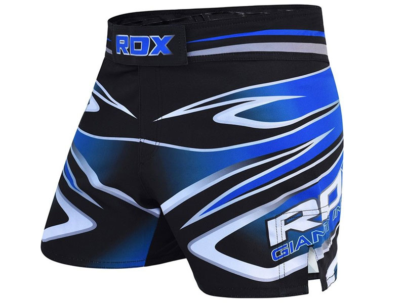 RDX R9 MMA Fight Shorts Black Blue