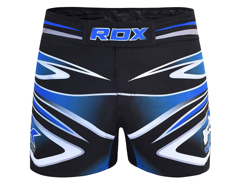 RDX R9 MMA Fight Shorts Black Blue