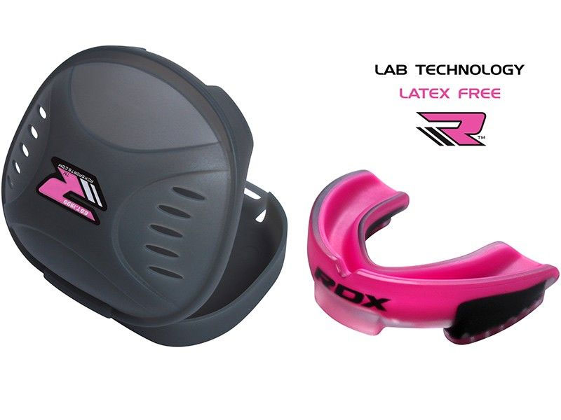 RDX G1 Pink Non Latex Mouth Guard Gum Shield For Women