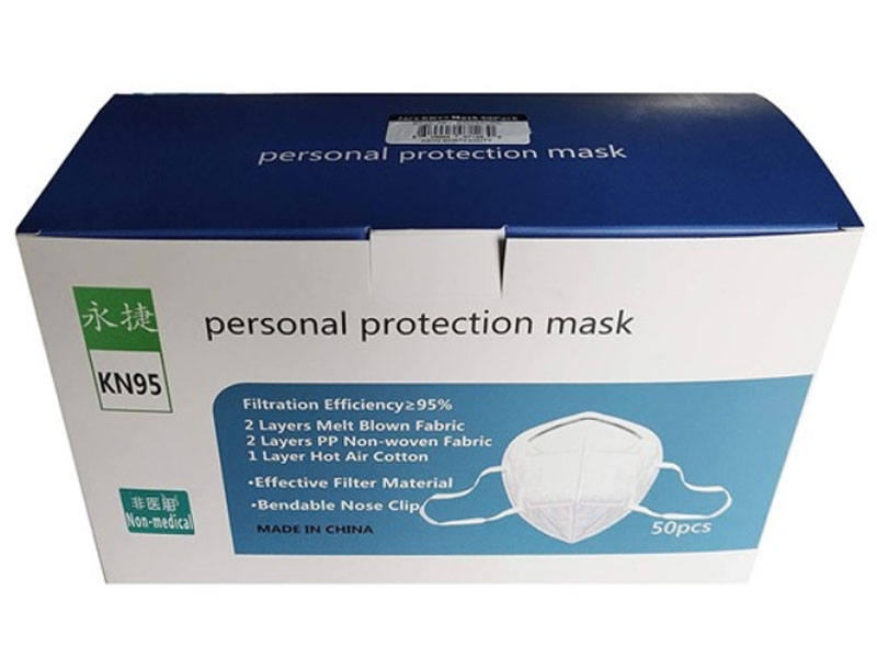 Yongjie KN95 Face Mask Pack of 50