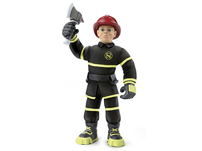 Fireman Finn Poseable Plush Action Figure For Kids