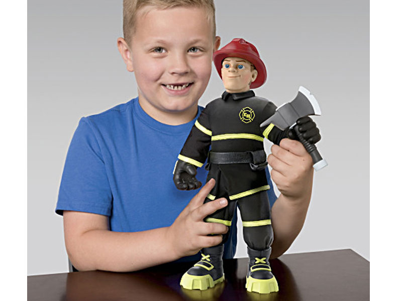 Fireman Finn Poseable Plush Action Figure For Kids