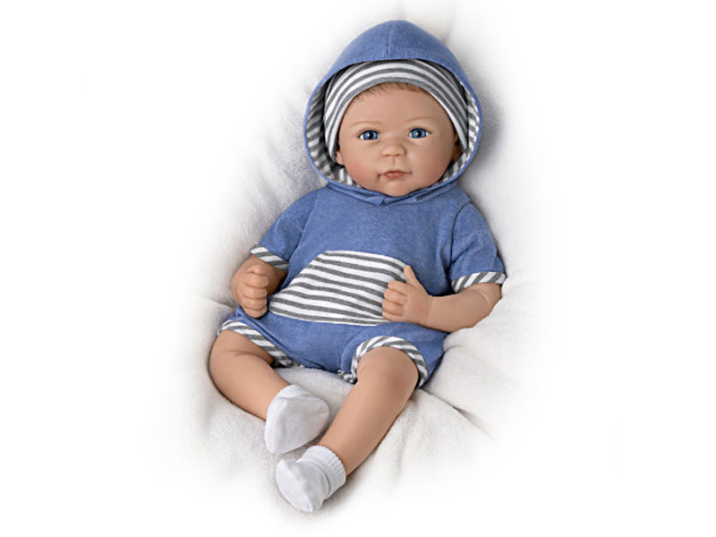 Linda Murray Caleb Lifelike Silicone Baby Boy Doll