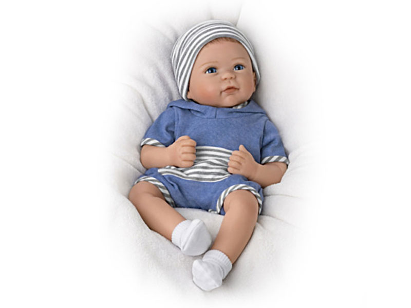 Linda Murray Caleb Lifelike Silicone Baby Boy Doll