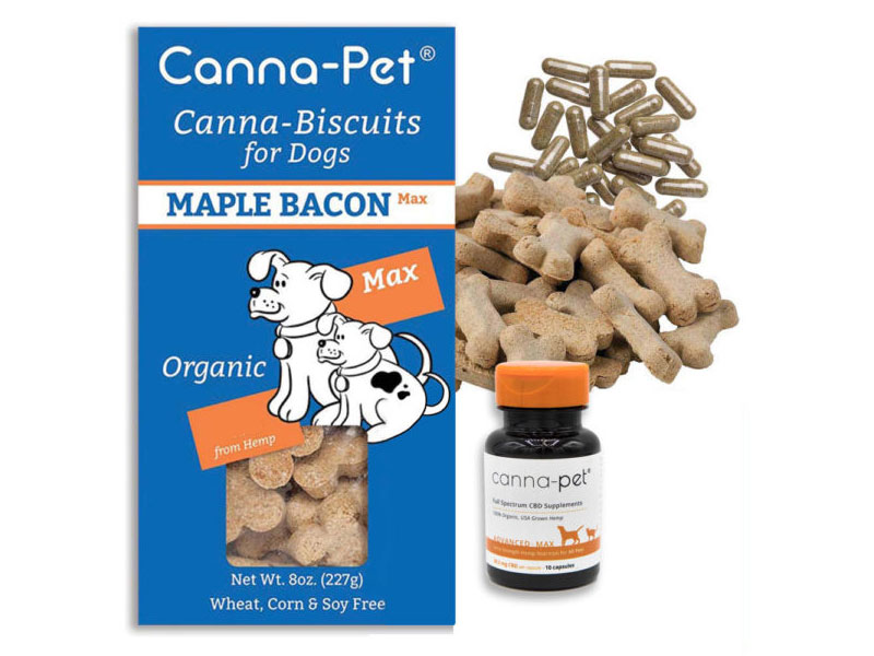 Canna-Pet Advanced MaxCBD 10 count capsules & MaxCBD Biscuits