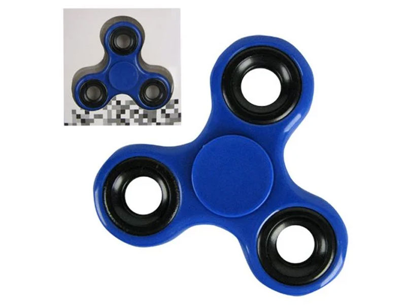 Fidget Spinner Blue 3-Leaf Basic Hand Spinner