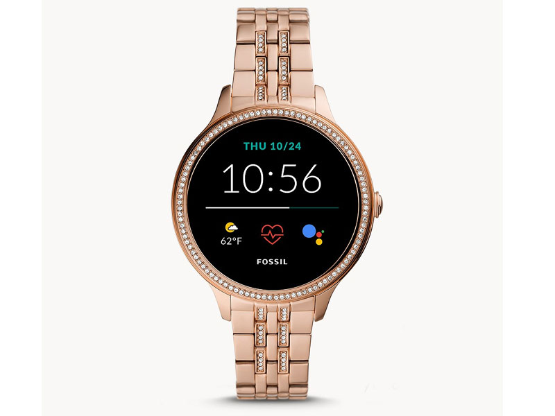 Fossil Gen 5E Smartwatch Rose Gold-Tone Stainless Steel