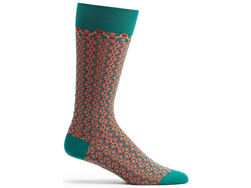 Ozone Men's Crescent Waves Sock