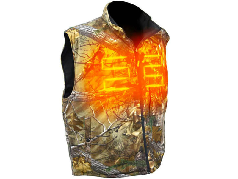 Dewalt Realtree Xtra Camouflage Fleece Heated Vest With Battery & Charger