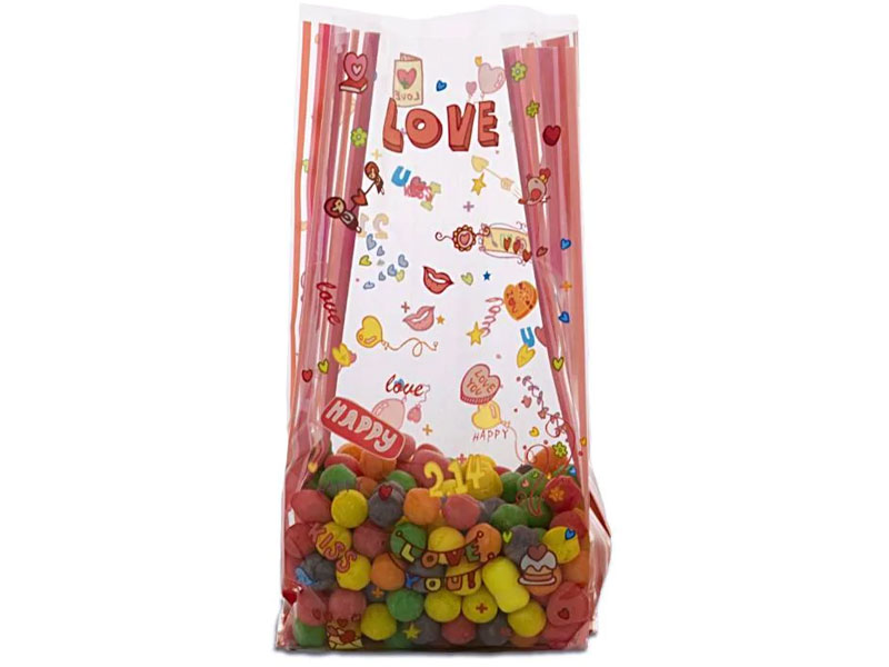 Happy Valentines Patterned Cello Bags