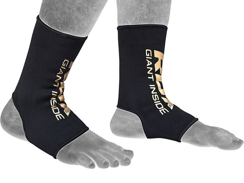 RDX AB Black Ankle Support Sprain Protection Compression Sleeve