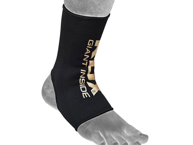 RDX AB Black Ankle Support Sprain Protection Compression Sleeve