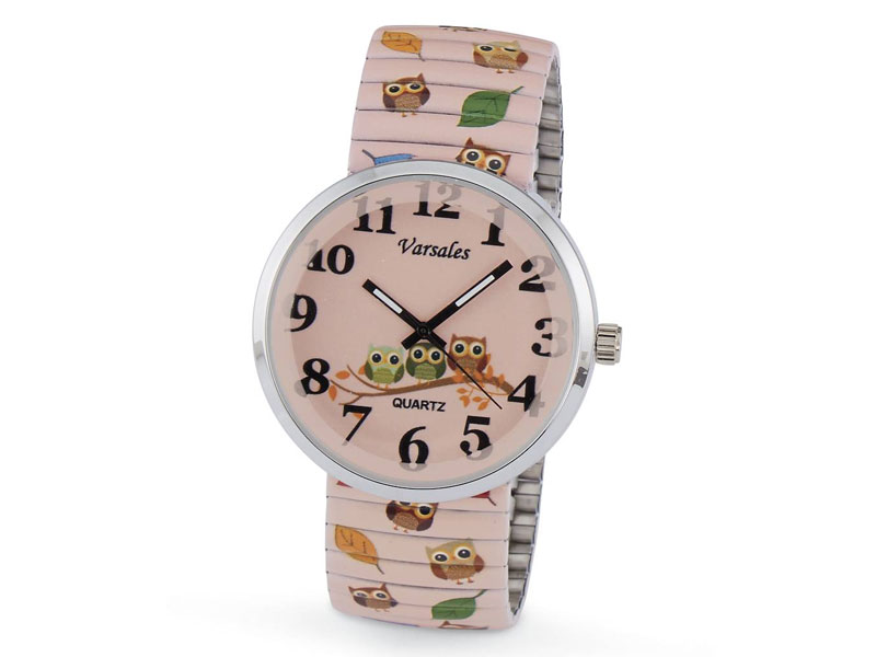 Women's Varsales Owl Trio Stretch Watch