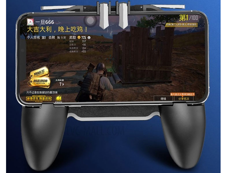 K20 Game Playing 2000mAh PUGB Mobile Controller With Cooling Fan