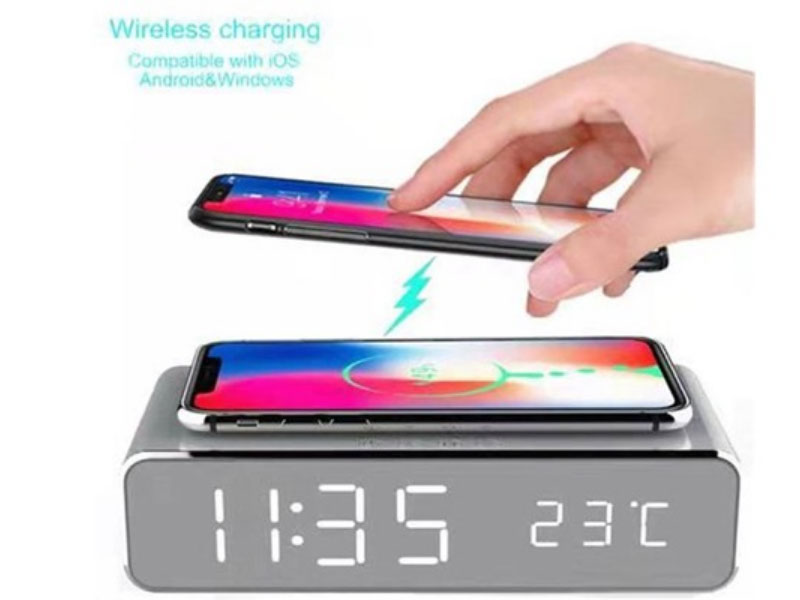 Wireless Charging Digital Alarm Clock