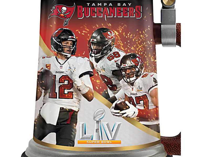 Buccaneers Super Bowl LV Champions Commemorative Stein