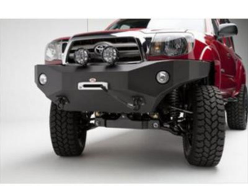 Body Armor Toyota Tacoma Front Winch Bumper Textured Black TC-19335