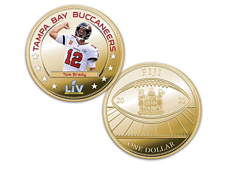 Buccaneers Super Bowl LV Champions Legal Tender Dollar Coins