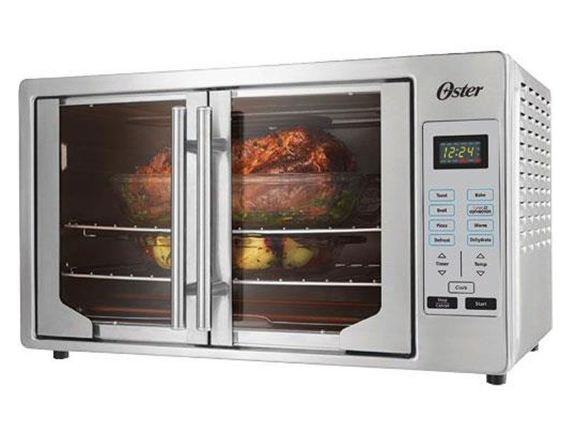 Oster Digital French Turbo Convection Countertop Oven Brushed Stainless Steel
